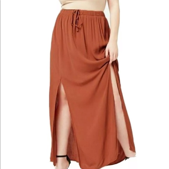 Forever 21 Dresses & Skirts - Forever 21 maxi skirt with a double side slit
